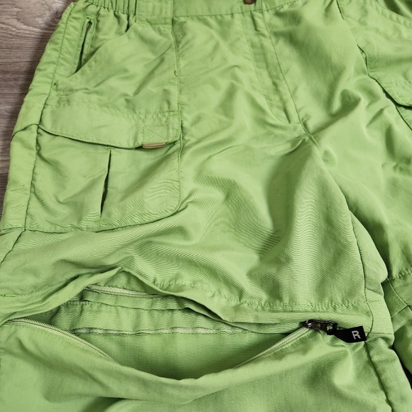 LL Bean Green‎ Pants-Shorts XL Convertible Zip  Lightweight  Performance Outdoor - Picture 10 of 10